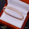 Rose gold hoop bracelet #66673