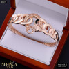 Rose gold hoop bracelet #66674