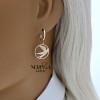 Rose gold english lock earrings #60474 Rose gold english lock earrings #60474