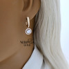 Rose gold english lock earrings #60528 Rose gold english lock earrings #60528