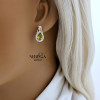 Rose gold english lock earrings #60508 Rose gold english lock earrings #60508