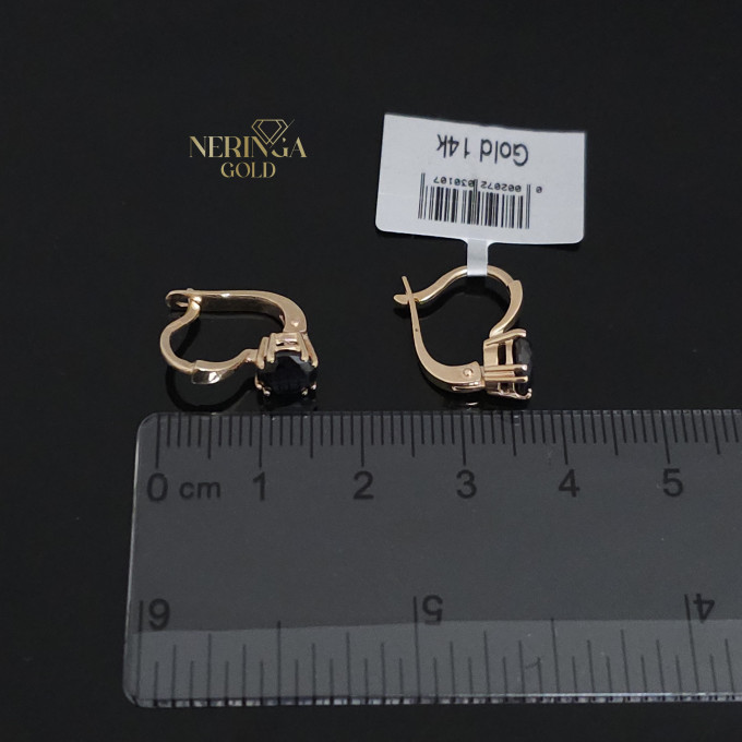 Rose gold english lock earrings #60473 Rose gold english lock earrings #60473