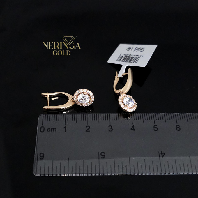 Rose gold english lock earrings #60528 Rose gold english lock earrings #60528