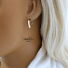 Rose gold hoop earrings #60662 Rose gold hoop earrings #60662