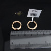 Rose gold hoop earrings #60662 Rose gold hoop earrings #60662