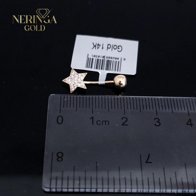 Rose gold navel piercing #64056 Rose gold navel piercing #64056