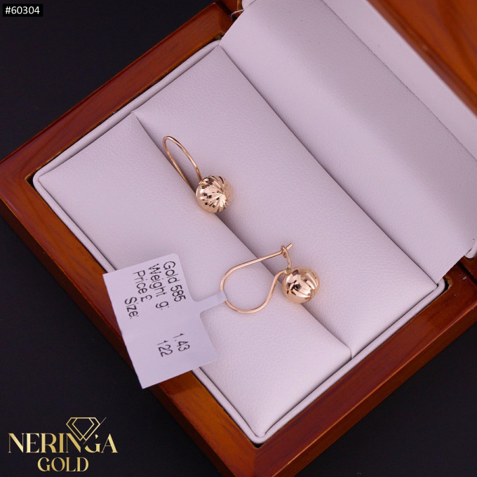 Rose gold earring #60304 Rose gold earring #60304
