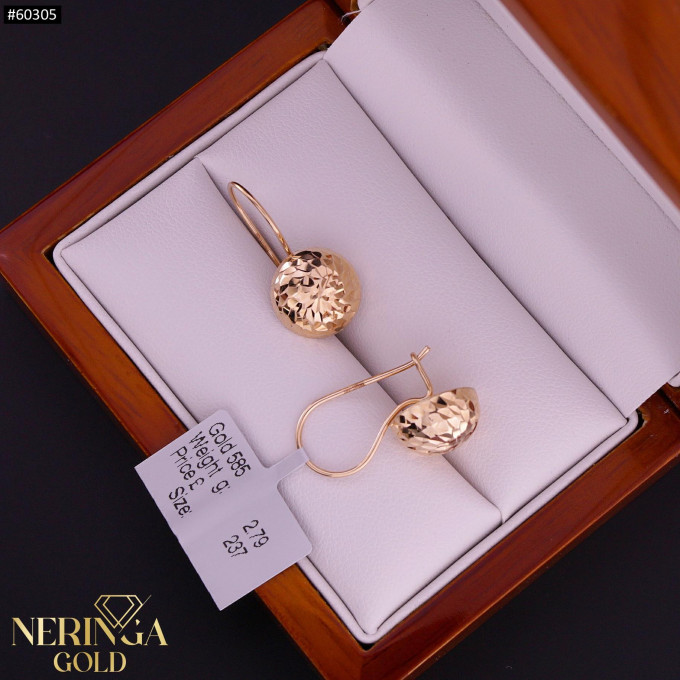 Rose gold earring #60305 Rose gold earring #60305