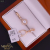 Rose gold english lock earrings #60505 Rose gold english lock earrings #60505