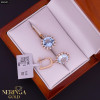 Rose gold english lock earrings #60545 Rose gold english lock earrings #60545