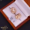 Rose gold english lock earrings #60571 Rose gold english lock earrings #60571