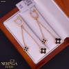 Rose gold english lock earrings #60608 Rose gold english lock earrings #60608