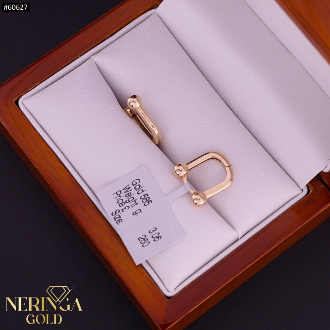 Rose gold earring #60627 Rose gold earring #60627