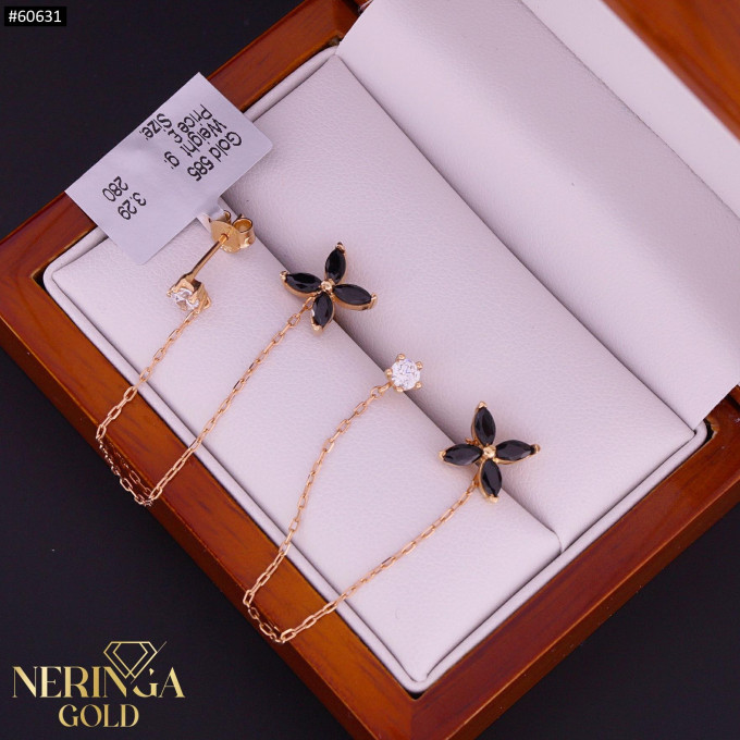 Rose gold earring #60631 Rose gold earring #60631