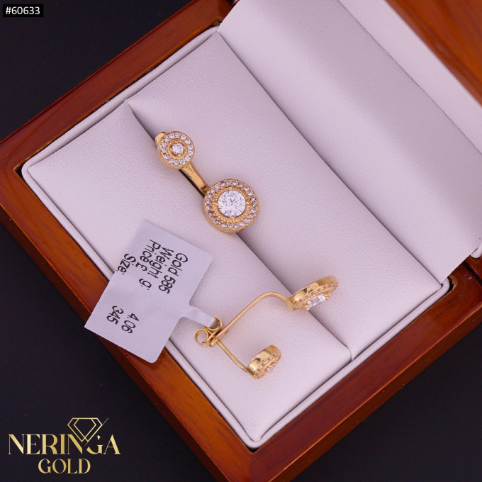 Rose gold earring #60633 Rose gold earring #60633