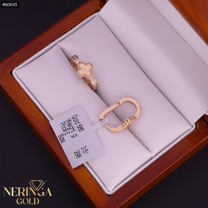 Rose gold earring #60635 Rose gold earring #60635