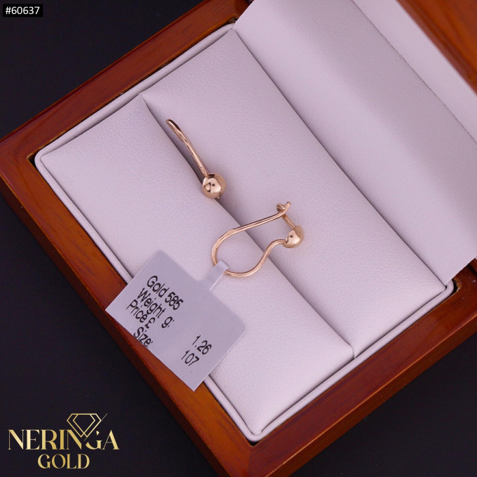 Rose gold earring #60637 Rose gold earring #60637
