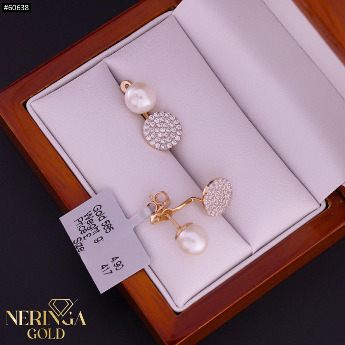 Rose gold earring #60638 Rose gold earring #60638