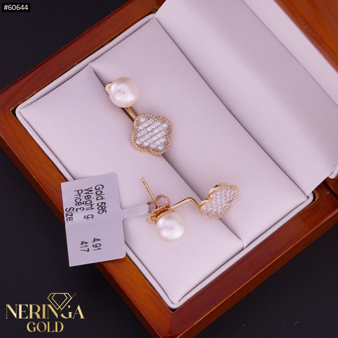Rose gold earring #60644 Rose gold earring #60644