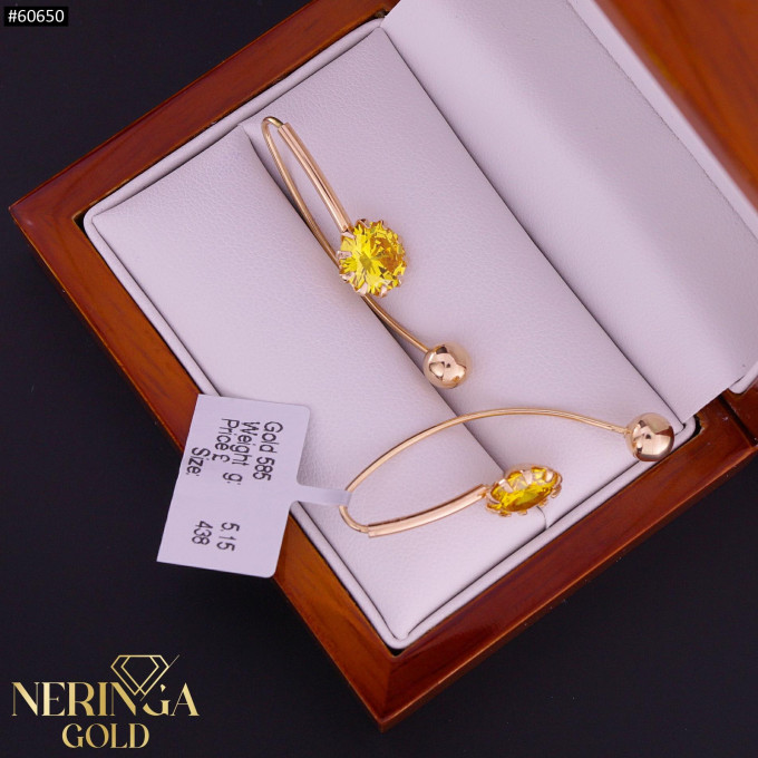 Rose gold earring #60650 Rose gold earring #60650