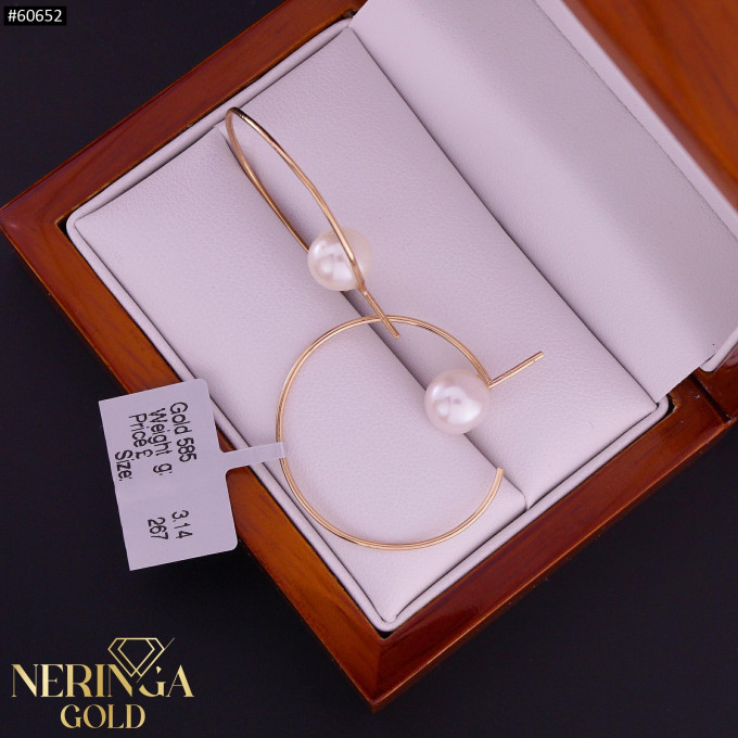 Rose gold earring #60652 Rose gold earring #60652