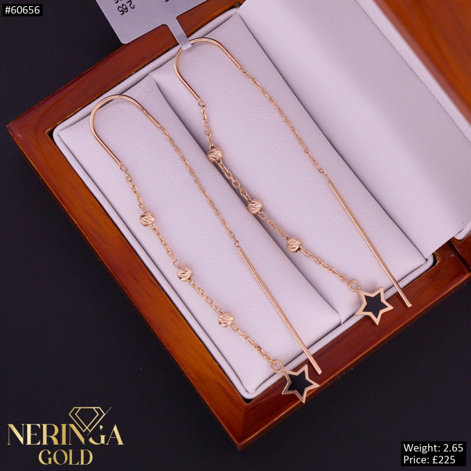 Rose gold earring #60656 Rose gold earring #60656
