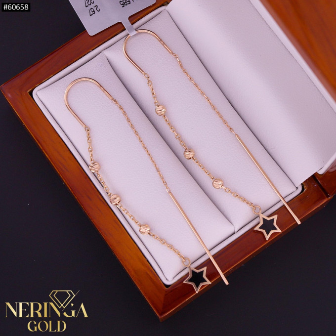 Rose gold earring #60658 Rose gold earring #60658