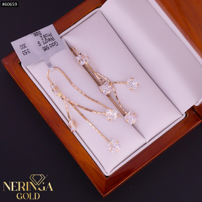 Rose gold earring #60659 Rose gold earring #60659