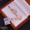 Rose gold english lock earrings #60475 Rose gold english lock earrings #60475