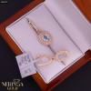 Rose gold english lock earrings #60479 Rose gold english lock earrings #60479
