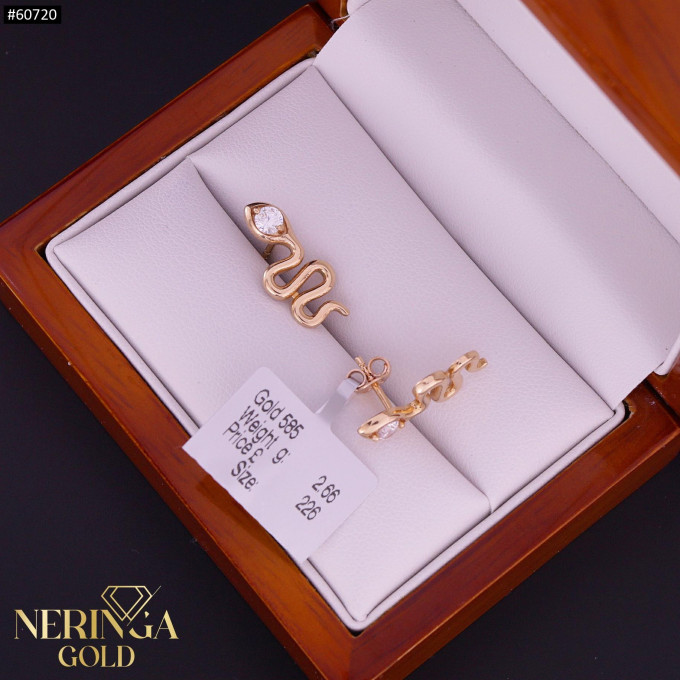 Rose gold stud earrings #60720 Rose gold stud earrings #60720