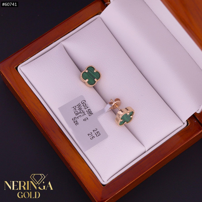 Rose gold stud earrings #60741 Rose gold stud earrings #60741