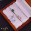 Rose gold stud earrings #60743