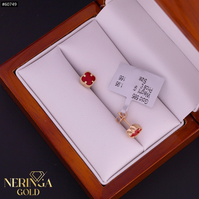 Rose gold stud earrings #60749 Rose gold stud earrings #60749