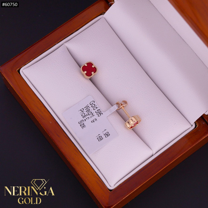 Rose gold stud earrings #60750 Rose gold stud earrings #60750