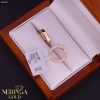 Rose gold hoop earrings #60676 Rose gold hoop earrings #60676
