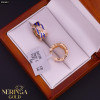 Rose gold hoop earrings #60683 Rose gold hoop earrings #60683