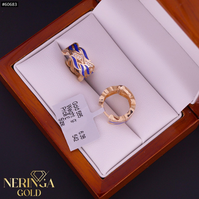 Rose gold hoop earrings #60683 Rose gold hoop earrings #60683