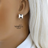 Rose gold english lock earrings #60580 Rose gold english lock earrings #60580
