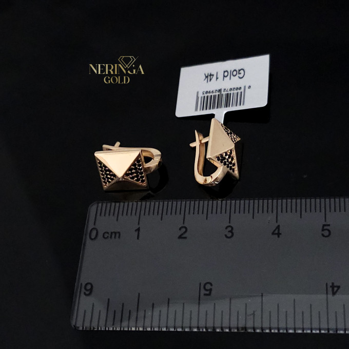 Rose gold english lock earrings #60580 Rose gold english lock earrings #60580
