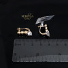 Rose gold english lock earrings #60567 Rose gold english lock earrings #60567