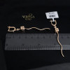 Rose gold english lock earrings #60589
