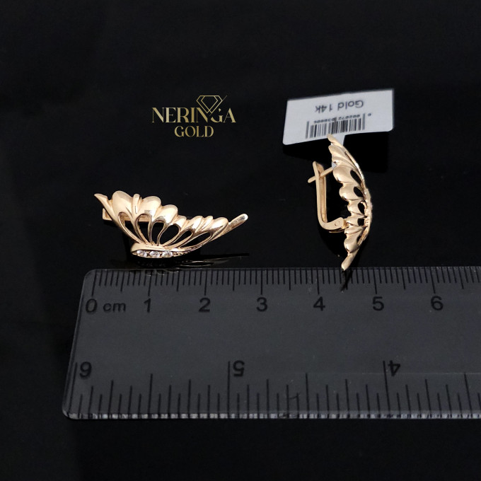 Rose gold english lock earrings #60556 Rose gold english lock earrings #60556