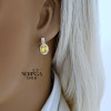 Rose gold english lock earrings #60570 Rose gold english lock earrings #60570