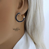 Rose gold english lock earrings #60601 Rose gold english lock earrings #60601