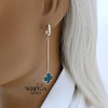 Rose gold english lock earrings #60606 Rose gold english lock earrings #60606