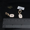 Rose gold english lock earrings #60566 Rose gold english lock earrings #60566