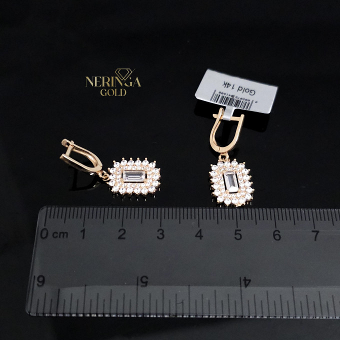 Rose gold english lock earrings #60566 Rose gold english lock earrings #60566