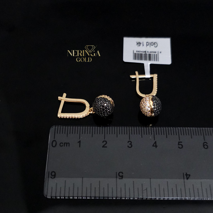 Rose gold english lock earrings #60582 Rose gold english lock earrings #60582