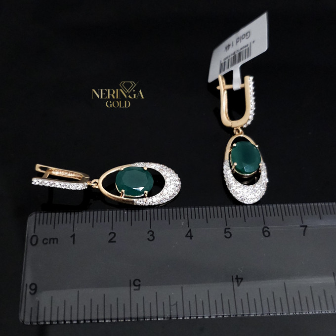 Rose gold english lock earrings #60547 Rose gold english lock earrings #60547